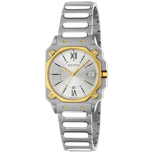 GUCCI Gucci YA166506 G-Flat Silver Dial Unisex Watch