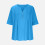 Comfortable Polyester Women's Top Three Quarter-dep red M 4