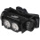 Linterna frontal negra de 400 lm, recargable, resistente al agua IPX4 2