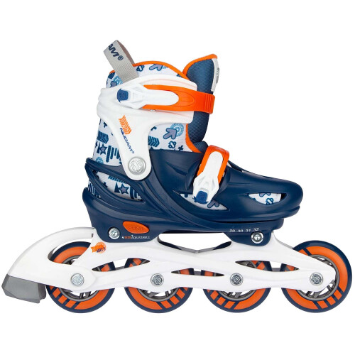 Patins à roues alignées réglables, pointures UE 29-32, roues en PU 1