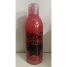 Ready To Use Poster Paint Red Glitter 300ml