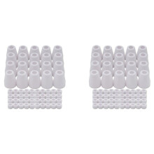 120 Stuks voor PT-31 JG-40 WSD-LG40 Plasmasnijder Verbruiksartikelen Alumina Keramiek Schild Cup 18204 & Gas Ring 18785