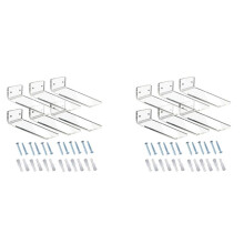12 Pack Acrylic Floating Sneaker Shelves Clear Shoe Display Stand Room Decor for Display Collectible Shoe&Sneaker