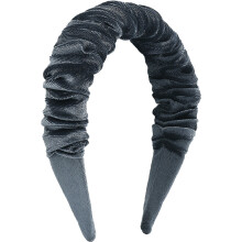 Design elegante, chignon bohémien con fascia per capelli in velluto intrecciato per donna, semplice e chic, adatto a varie occasioni (disponibile in