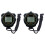 2X Digital Sports Stopwatch, 10Lap /Split Memory Stopwatch Count Down Timer, Large Display Waterproof 12/24 Hour Clock 1