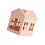 Tealight Votive Candle Holders Ceramic Mini Decorative-Pink 1