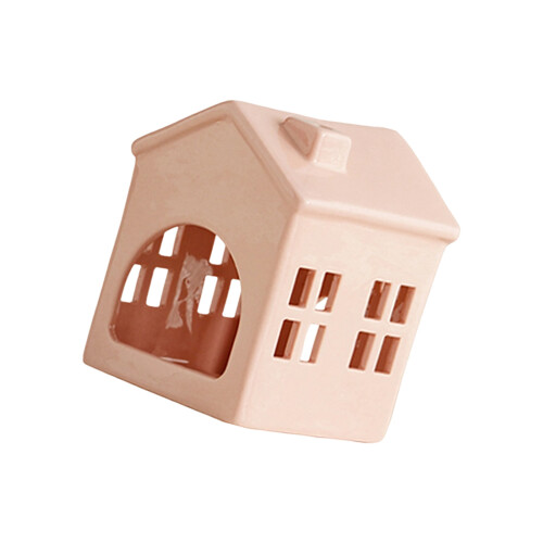 Tealight Votive Candle Holders Ceramic Mini Decorative-Pink