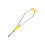 Fly Fishing Tying Tool Replacement Wire Threader Spooled-Yellow 1