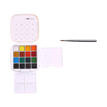 Portable Artist Watercolor Painting Set 16 Color-basic color