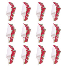 Christmas Pattern Disposable Serving Trays Paper-Style B