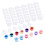60 Strips 180 Pots Paint Pots Strips 3 Ml  Paint Pot Empty Paint Cups Crafts Plastic Storage Containers 6