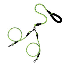 Detachable Dog Leashes Reflective Safety-fluorescent green
