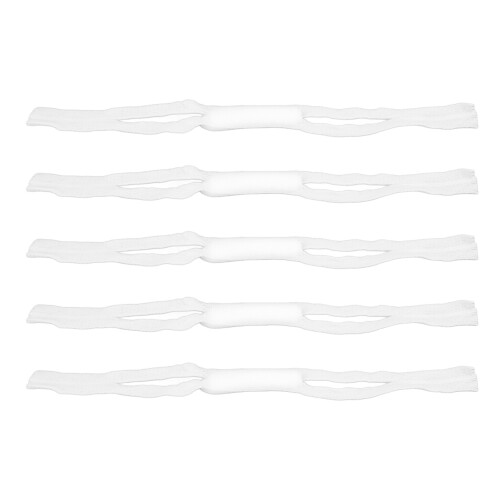 5 piezas de vendaje nasal elástico de alta absorción blanco