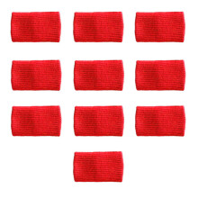 Attelles de compression pour doigt à ressaut, soutien en tissu souple et respirant, manchons élastiques pour doigts enflés (lot de 10) pour les