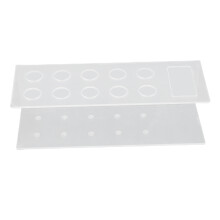 Markerhalter zur Wandmontage 10 Stifte + 1 Radiergummi, Transparent