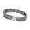 Classical 2026 Grad Year Stretch Wrist Band Hematite-Silver 1