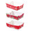 Christmas Pattern Disposable Serving Trays Paper-Style B 4