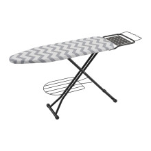 Höhenverstellbares Bügelbrett mit Bügeleisenablage, 110 x 33 cm