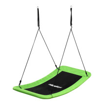 Columpio nido curvo, capacidad de 150 kg, altura ajustable