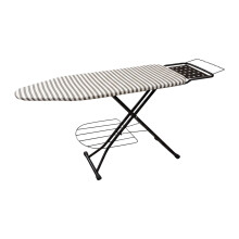 Höhenverstellbares Bügelbrett mit Bügeleisenablage, 110 x 33 cm