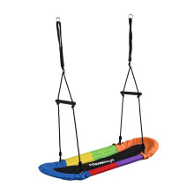 Ovale Nestschaukel, 150 kg Tragkraft, Schaumstoffgriffe