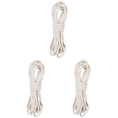 Cordelette Coton Tressée Blanche Pour Manuelles