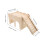 Lavender Hamster House Wood Hideout with Activity Ladder 2