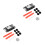2Sets Bicycle Multi Tool Set with Chain Breaker and Tire Pry Bar Red 5