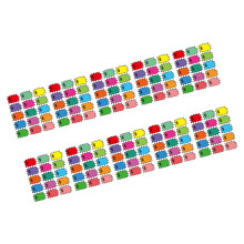 7,6 x 5,1 cm großer Preisaufkleber für-F.