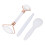 Set di rulli Jadestone - Gua Sha a doppia testa bianco 1