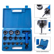 28Pcs Hollow Punch Set DIY Leather  Belt Punching Tool with Plastic Box DIY Leather  Household Tool 5mm-35mm