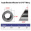 40 Pack 5/16Inch ID Black Angle Washers for Cable Railing Posts, for 1/8Inch, 3/16Inch Invisible Cable Railing Hardware 7