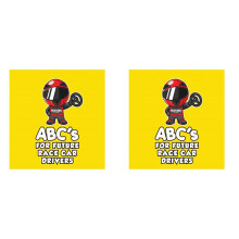 2X ABC'S for Future Race Car Drivers Alphabet Book (Baby Book, Children'S Book, Toddler Book)