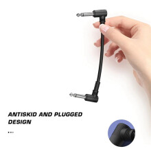 3Pcs Pedal Cable Musical Instruments Patch Cord 15cm Electric Guitar Effect Wire for Music Lovers Playing Accessories
