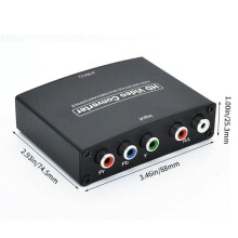 2X Ypbpr to Component to -Compatible HD Converter Ypbpr+L/Raudio to -Compatible Converter