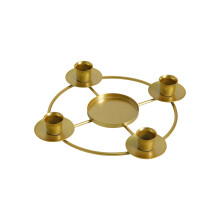 4/5Arm Candelabra Taper Candle Holders-gold 5 heads type A