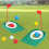 Realistic Golf Putting Simulator Mat For Children Distance 4