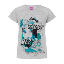 (5-6 Years) Disney Aladdin Short Sleeved T-Shirt (Girls Grey)