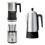 Ensemble à café, acier inoxydable, moulin et mousseur 1