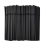 1000pcs Flexible Bendy Black Drinking Straws Plastic Disposable Straws   H 1