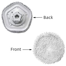 2set Replacement for Bot W10 W10 Pro Self-Cleaning Vacuum and Mop Main Side Brush Hepa Filter Mop Pads