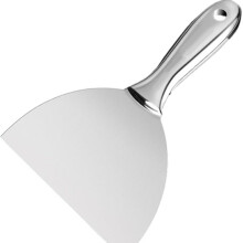 Roestvrijstalen voegspatel, flexibel plamuurmes voor gipsplaten, plamuur, behang, pleisterwerk, bakken, repareren en schilderen, 20 cm