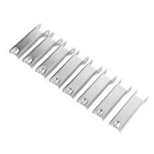 8 Stück Haken mit Sicherheitsverschluss, 316er Edelstahl, 41 mm Hitch