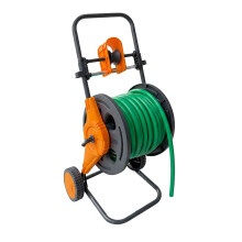 Carrete para manguera de jardín con guía fácil de usar