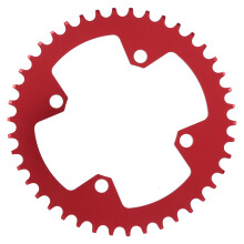 104BCD 42T corona della guarnitura in alluminio 176 mm rossa