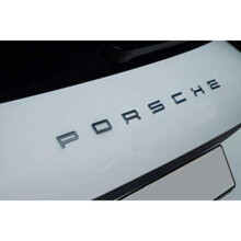 Chromen Porsche-embleem voor de achterklep van de 911 Carrera Cayenne Turbo GT3