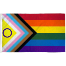 Inclusive Rainbow Flag LGBTQIA Inclusive Pride Intersex Pride Flag LGBT Style B 330