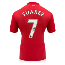 Luis Suarez Signed Original Liverpool 2012-13 Home Football Shirt