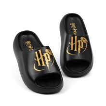 (1 UK Child) Harry Potter Sliders (Girls Black)