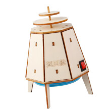 Hands-On-Montage Holz-Space-Return-Kabine-Modell-Set,